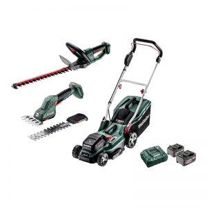 SET BATERIJSKIH VRTNIH ORODIJ ZA VRT METABO