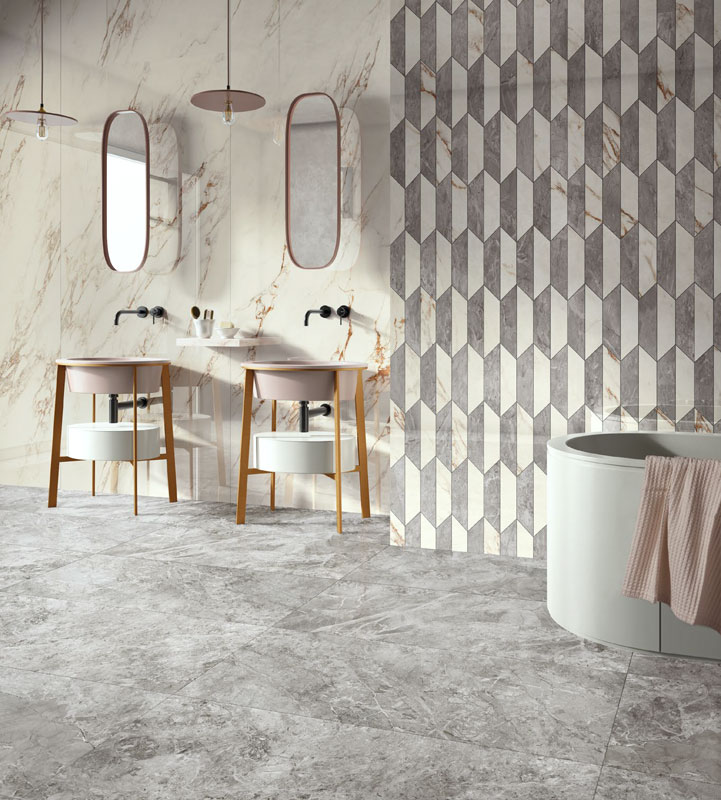 GRES PLOŠČICA SUNSHINE BRECCIA GREY, MAT, RETIFICIRANA, PASTORELLI - slika 2