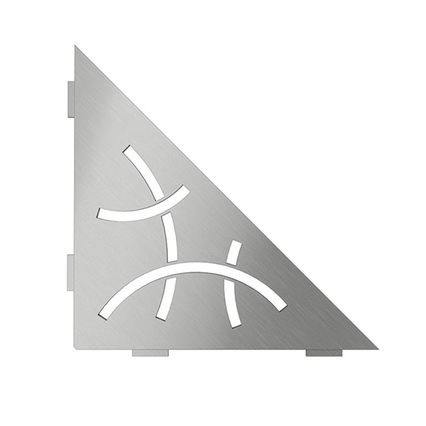 KOTNA POLIČKA SHELF-E-S1 CURVE INOX, SCHLÜTER