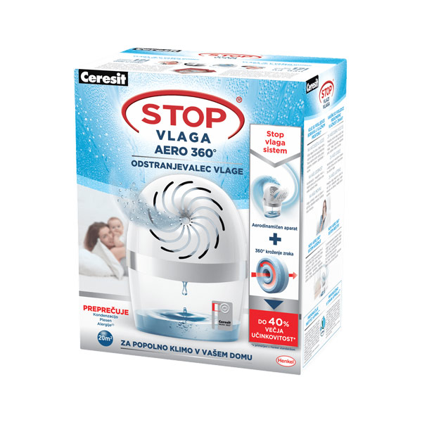 ODSTRANJEVALEC VLAGE CERESIT STOP VLAGA AERO 360°, BEL