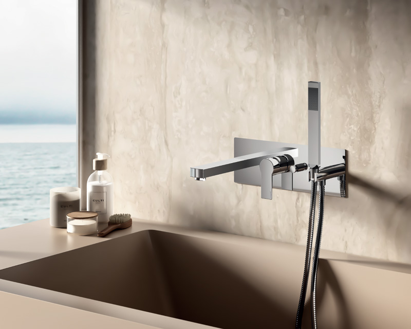 PODOMETNA ARMATURA ZA KAD S TUŠ ROČKO TANGO, TA001CR, PAFFONI - slika 2