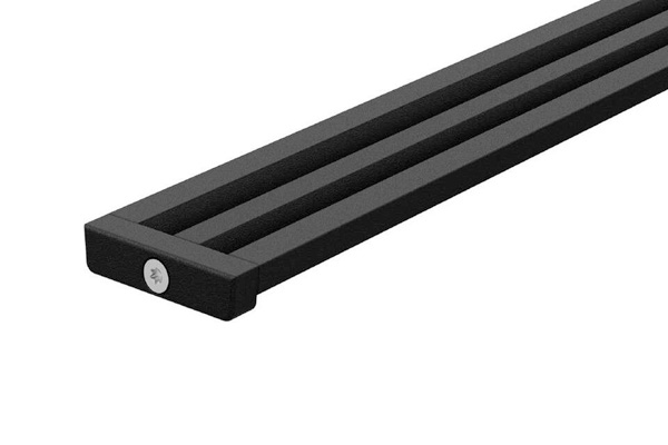 REŠETKA ZA KANALETO KERDI-LINE-VARIO WAVE ČRNA, SCHLÜTER