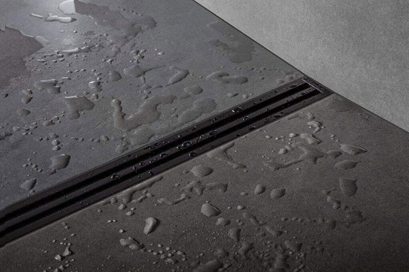REŠETKA ZA KANALETO KERDI-LINE-VARIO WAVE ČRNA, SCHLÜTER - slika 2