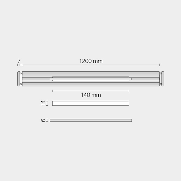 REŠETKA ZA KANALETO KERDI-LINE-VARIO WAVE ČRNA, SCHLÜTER - slika 3