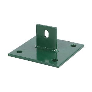 PRITRDITVENI PODSTAVEK ZA PODPORNI STEBRIČEK "U", ZELEN PLASTIFICIRAN