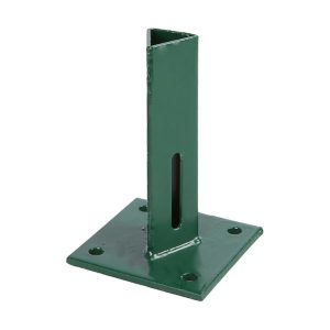 PRITRDITVENI PODSTAVEK ZA STEBER "T", ZELEN PLASTIFICIRAN