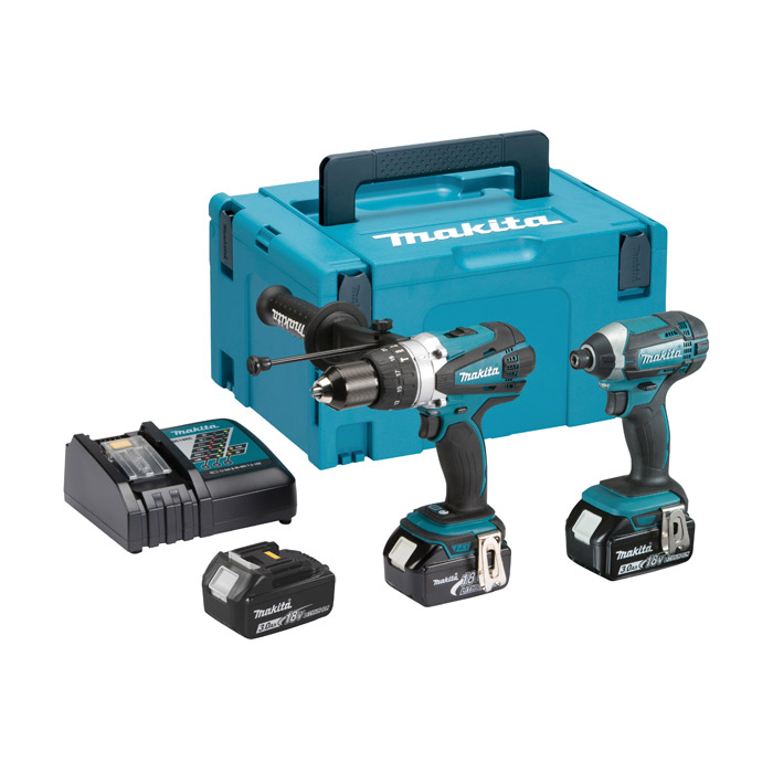 SET AKUMULATORSKEGA ORODJA MAKITA DTD152, DHP458, DC18RC, BL1830B