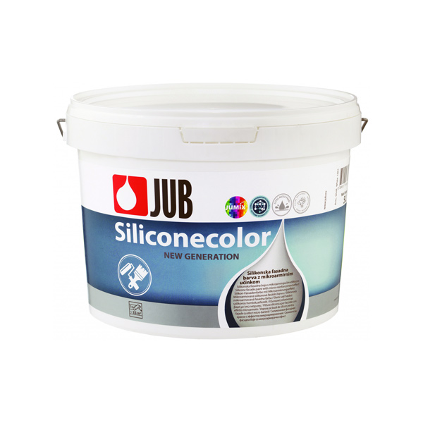 SILIKONSKA FASADNA BARVA JUB SILICONECOLOR, BELA