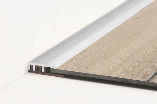 ZAKLJUČNI ALU PROFIL ZA LAMINAT IN PARKET 4-7,5 mm, INOX