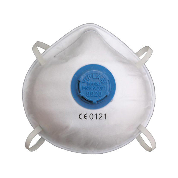 RESPIRATOR ZAŠČITNA MASKA FFP2 NR D, Z VENTILOM