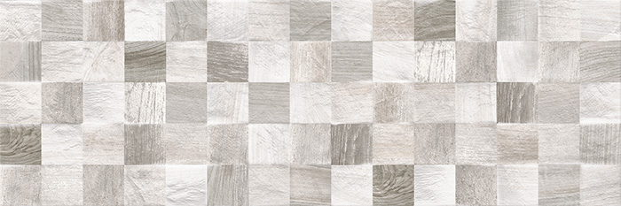 DEKOR STENSKA KERAMIČNA PLOŠČICA AGRA WHITE DC WOOD 3D, GORENJE KERAMIKA