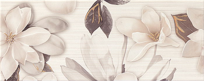 DEKOR STENSKA KERAMIČNA PLOŠČICA ADORE WHITE DC FLOWER B, GORENJE KERAMIKA