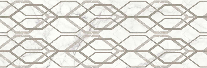 DEKOR STENSKA PLOŠČICA MARBLEPLAY STATUARIETTO DECORO NET M4Q0, RETIFICIRANA, MARAZZI