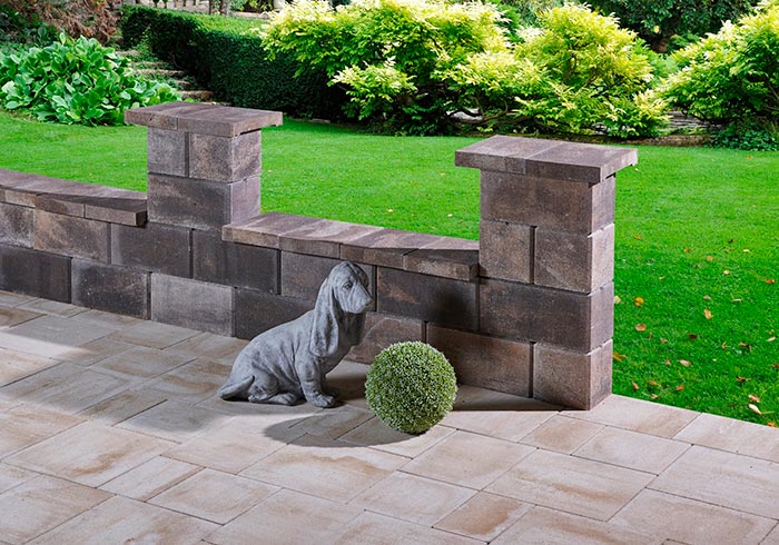 OGRAJNI BETONSKI ZIDAK KOGRAD IGEM FUTURA TREND, MIX NATURA - slika 2